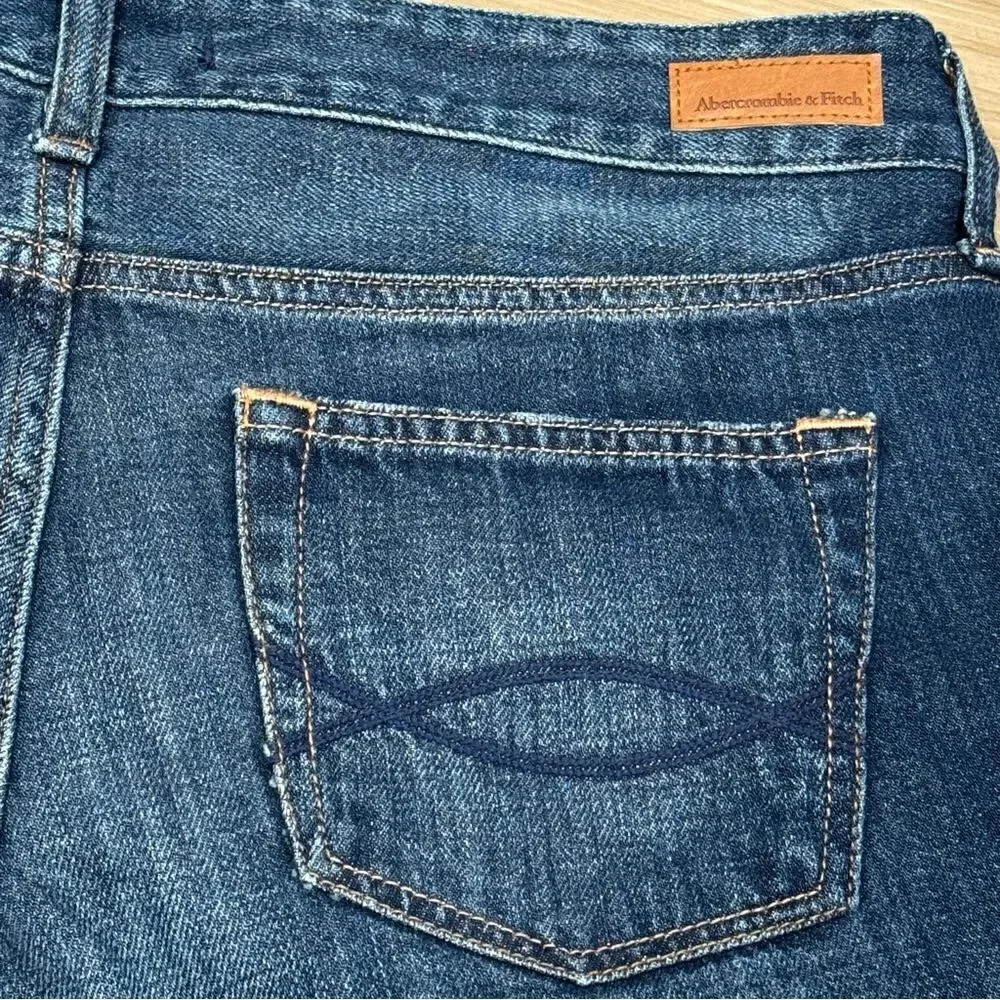Abercrombie and Fitch Blue Jean Cutoff Shorts Women’s 27